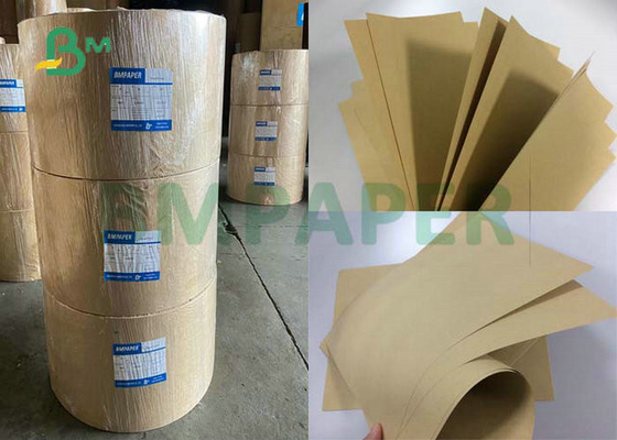 70gsm 80gsm 113cm Width Flexible Natural Kraft Paper Rolls For Pack Food