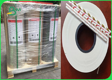 13.5mm - 600mm Food Grade 120gsm Straw Middle And Inner Paper In Roll
