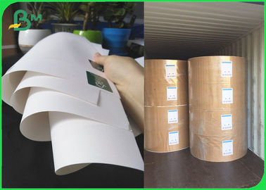 Bleached Kraft Paper Rolls 36 Inch 80gsm 120gsm White Wrapping Paper