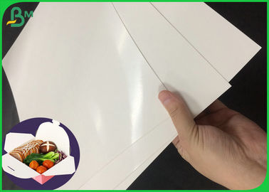 300GSM Resistant The Oil Lunch Box Paper With One Side PE Coated