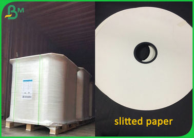 60g 15mm Disposable Slitted Paper Roll For Food Safe Printable Paper Straws