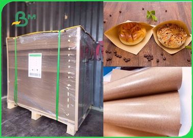 225gsm Unbleached Brown Food Wrapping Kraft Board 15gr PE Coated