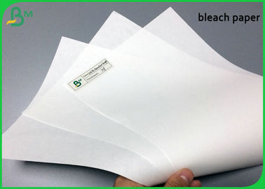 Fully Bio Compostable 70gsm Bleach Paper Roll For Takeaway Packaging Bags