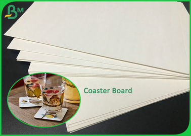 Highly Absorption Pulp - Based 0.4mm -2.5mm Drink Coaster Board For Making Beer Mat