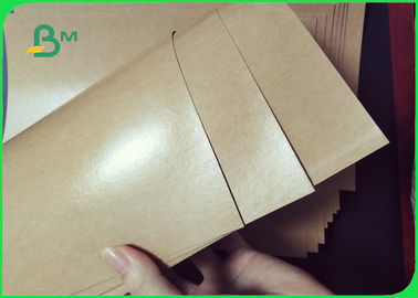 Fast Food Wrapping 270 GSM Kraft Paper PE Coated Brown Paper Rolls