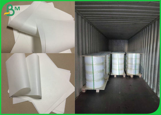 Food Grade 1 Side Coated MG White Kraft Paper 30gsm 40gsm 50gsm For Candy Packing