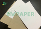 Recycled 250gr 300gr 350gr Single Side Coated Grey Back White Board For Package Carton