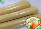 Brown Color Greaseproof PE Coated Meat Packing Paper Of Virgin Pulp Style