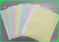 Uncoated 48g 50g Color Carbonless Paper Sheet For Bank Smooth