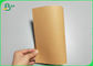 80g - 300g Brown Kraft Paper For Bags Wood Pulp Environmentally Friendly