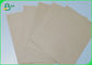 787mm 889mm Unbleached Kraft Paper For Packaging 120g / 110g / 80g