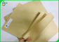50G 80G Bamboo Pulp Based Eco Unbleached Kraft Liner Paper Roll For Envelope Bag