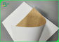 Food Grade 250gsm 300gsm White Top Kraft Back Paper Printable Food Packaging