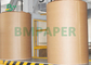 325gsm 350gsm White Top Kraft Back Paper For Food Grade Package 72cm 76cm