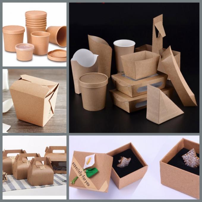 270GSM PE Coated Container Board Natural Fibres Brown Strong And Durable