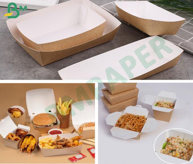 Food grade approved CCKB Board 360gsm 585um White Claycoat Kraft Liner ...