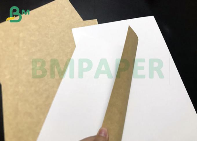 Food grade approved CCKB Board 360gsm 585um White Claycoat Kraft Liner ...