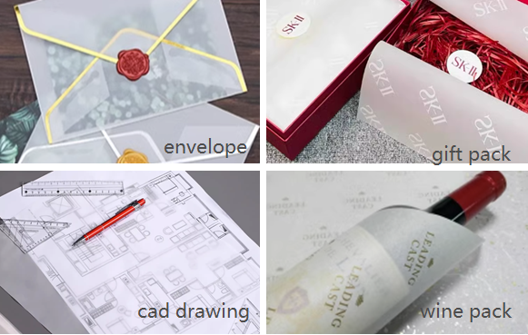 A3 A4 A5 20LB Translucent Printable Vellum Paper Sheet For CAD ...