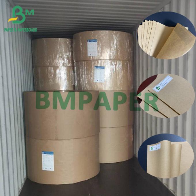 Extensible Paper 70gsm 80gsm Extensible Kraft Paper Rolls For Brown Cement Bags High ...