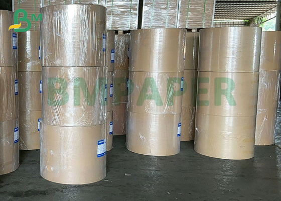 Natural Unbleached Sack Kraft Paper 80gsm 90gsm Strong Stiffness Brown Kraft Paper