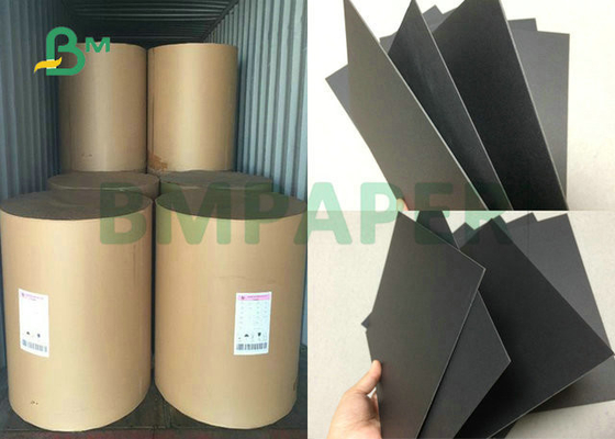 Uncoated 800gsm 1000gsm 1200gsm Black Cardboard Sheet Paper For Rigid Box 70 x 100cm