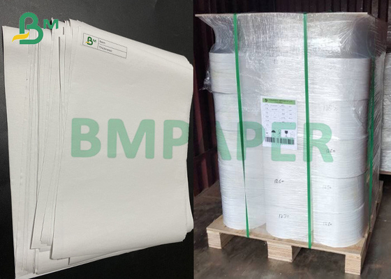 65gsm White Thermal Paper Roll 640mm 795mm ATM Paper Ticket Printing