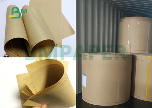 Virgin Pulp 80gsm 85gsm Kraft Golden Paper For Evelopes Manufacturing 73.5 x 54cm