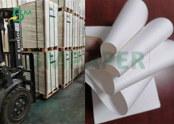 75gsm 80gsm 90gsm Natural White Kraft Paper For Food Paper Bag 65 x 100cm