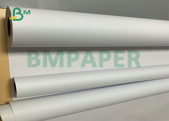 20LB White Bond Paper 24'' 30'' 36'' Engineering Paper 300gt 500ft Length 3'' Core