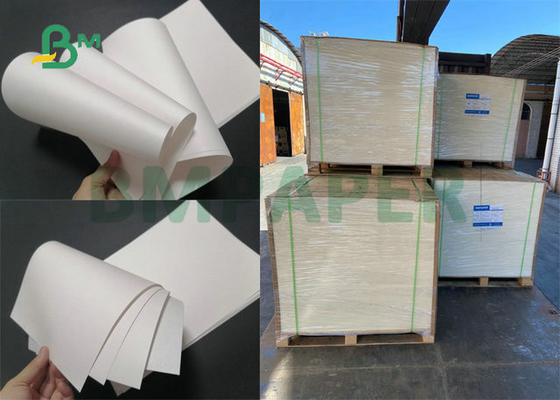 24 x 35inch Recycled Food Grade White Kraft Paper Roll For Air Paper Cup 120gsm 140gsm