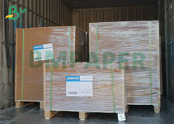 PE Coated Kraft Paper 200gsm 225gsm + 15pe For Lunch Plates High stiffness