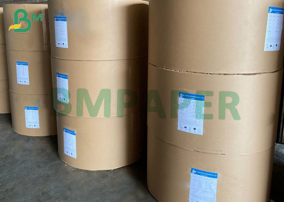 70g 80g 90g Kraft Paper For Making Plaster Cement Bags Width 73cm