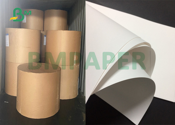 3”Core 100gsm 120gsm Foodgrade White Paper To Produce Water Conic Cups Width 20.5&quot;