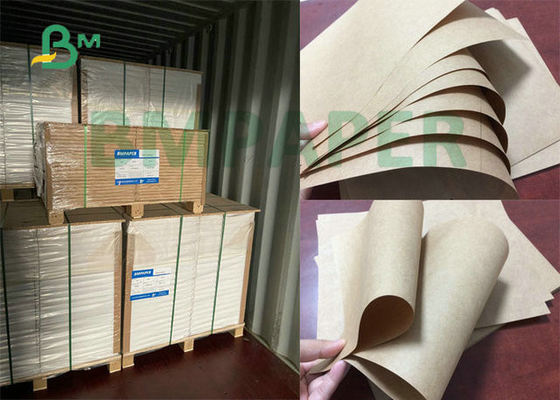 90gsm 100gsm Tearing Strength Unbleached Expansible Sack Kraft Paper For Cement Bag