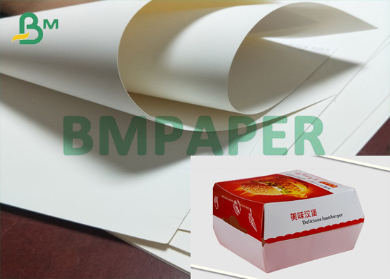 37'' × 25'' 210 gsm Food Grade Grease Resistant White Board For Burger Sheets