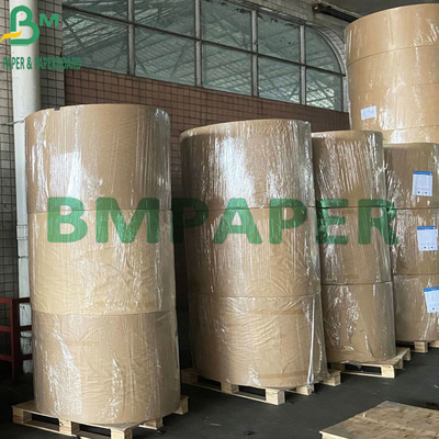 250gsm Wood Pulp High Tightness Reddish - Brown Color Kraft Paper Roll