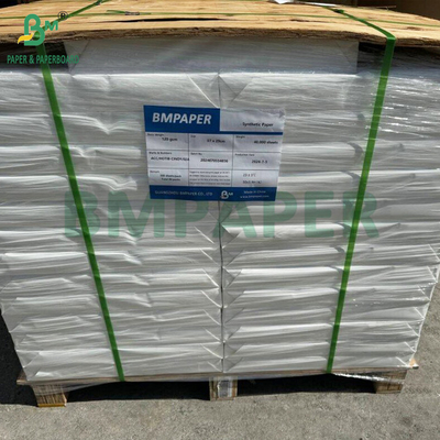 Heat Resistant 150um PET Synthetic Paper For Back - Lit Menus High Density