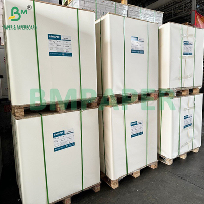 300gsm 330gsm White C2S Glossy Paper With Black Blue Core High Stiffness Paper