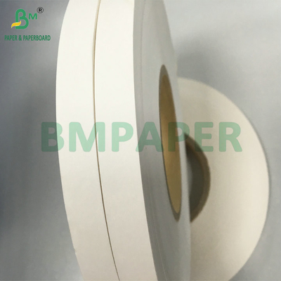 32mm 25gsm 34gsm White Kraft Paper For Individual Straw Packaging