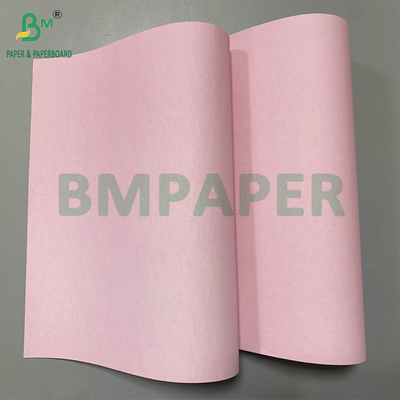 56gsm 60gsm CB CFB CF White Blue Pink Carbonless Paper 44.5cm Roll