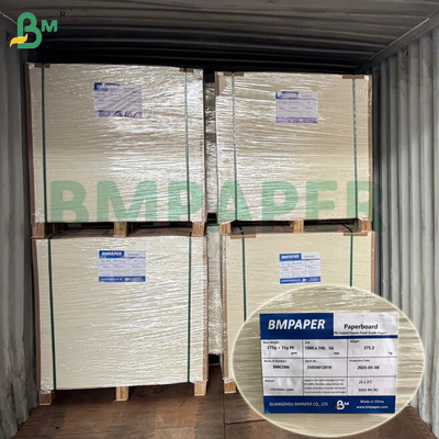 1 / S 295g + 15g PE Coated Frozen Food Paper For Shrimp Packaging Freezer - Safe