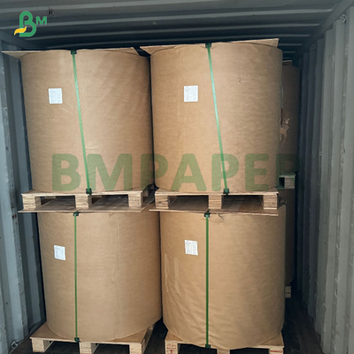 140g Semi - Extensible Brown Unbleached Cement Kraft Paper For Wrapping