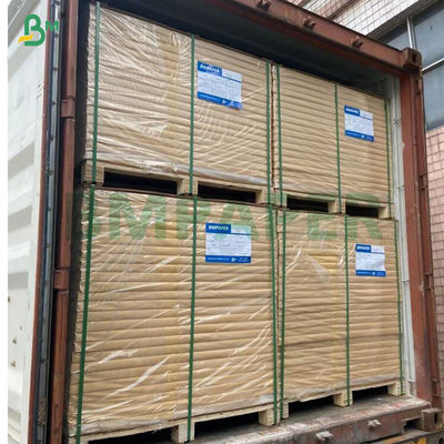 60gsm Flexible Protectiion Wrap Stripped Kraft Paper In Roll