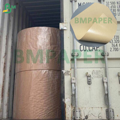 75gsm Kraft Paper + 10g Poly Laminated Inside Raw Material Rolls For Moisture Proof Envelopes
