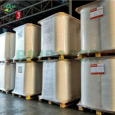 FDA Moisture Resistance White Drinks Straw Wrapping Paper In Roll
