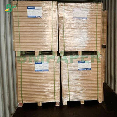 300gsm Double Sides PE Coated Greaseproof Brown Kraft Paper 