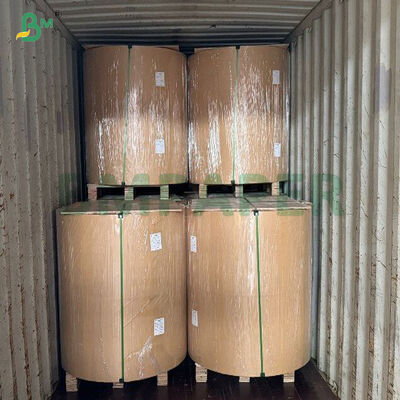 120gsm Bleached High Stretch Kraft Paper For Shopping Bags Roll
