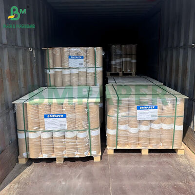 30gsm 35gsm 40gsm Brown Color Silicone Baking Paper For Roasting 75cm width