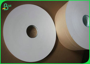 Smooth Finish 60 Gram 120 Gms Paper , Biodegradable White Craft Paper Roll