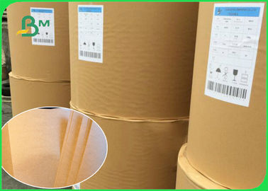 50GSM 60GSM MG Food Wrapping Brown kraft Paper For Snacks 70cm 90cm